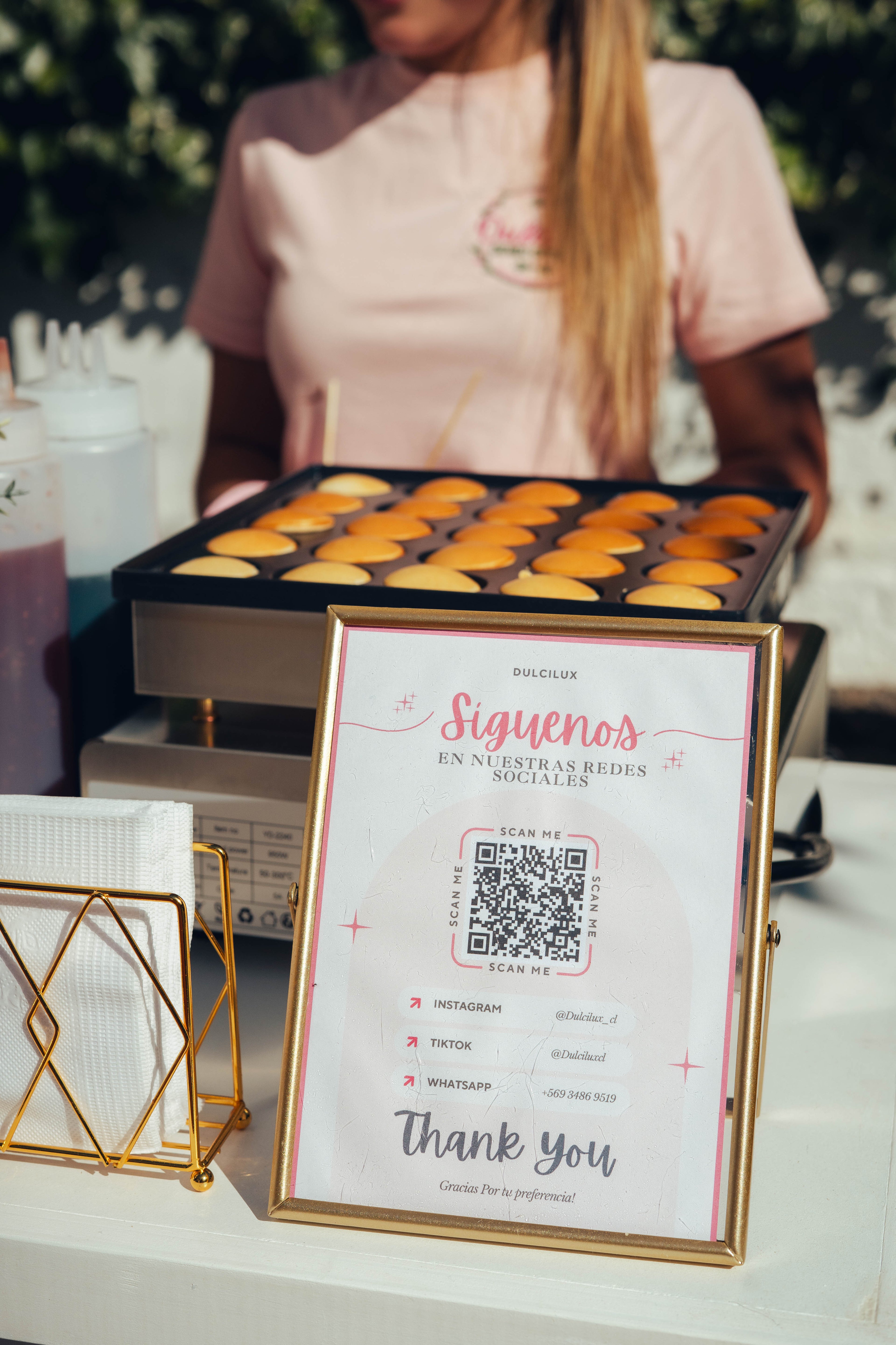 Carrito mini Hotcakes y Dulces 50 Personas